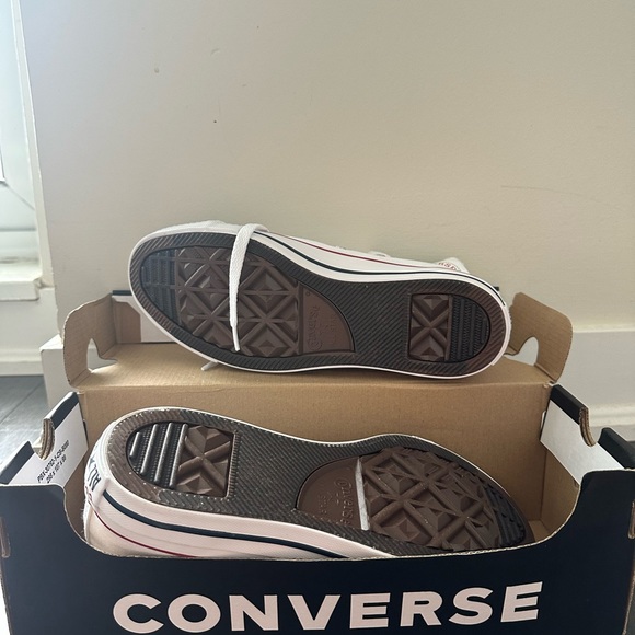 Brand New Converse Chuck Taylor All Star Wide High Top Women White 6.5 - Picture 2 of 7